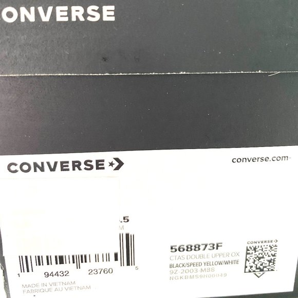 🌸Sale🌸 Converse Chuck Taylor All Star DOUBLE UPPER Low Women Size 6.5 568873F - Picture 12 of 16